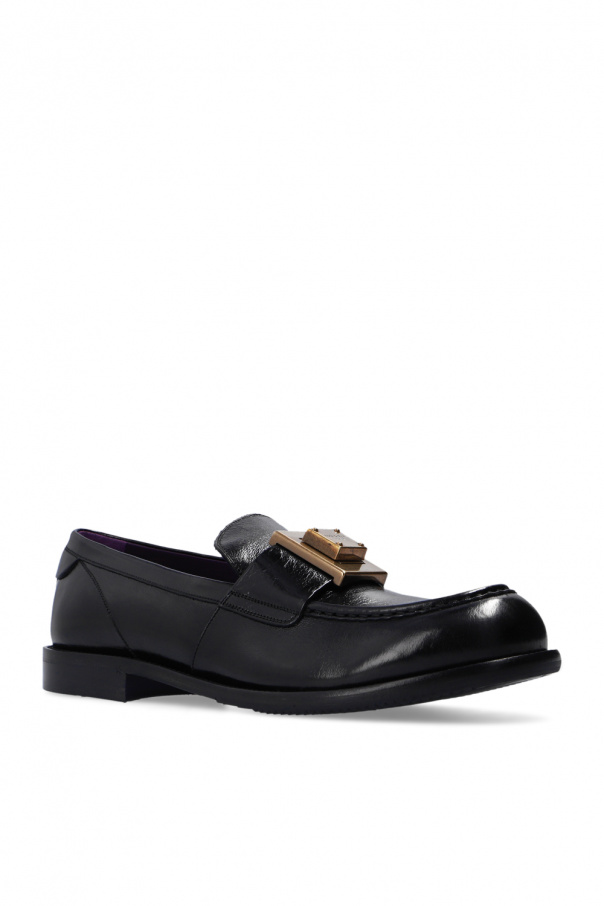 Dolce & Gabbana ヒョウ柄ローファー 36½（36.5） - メルカリ